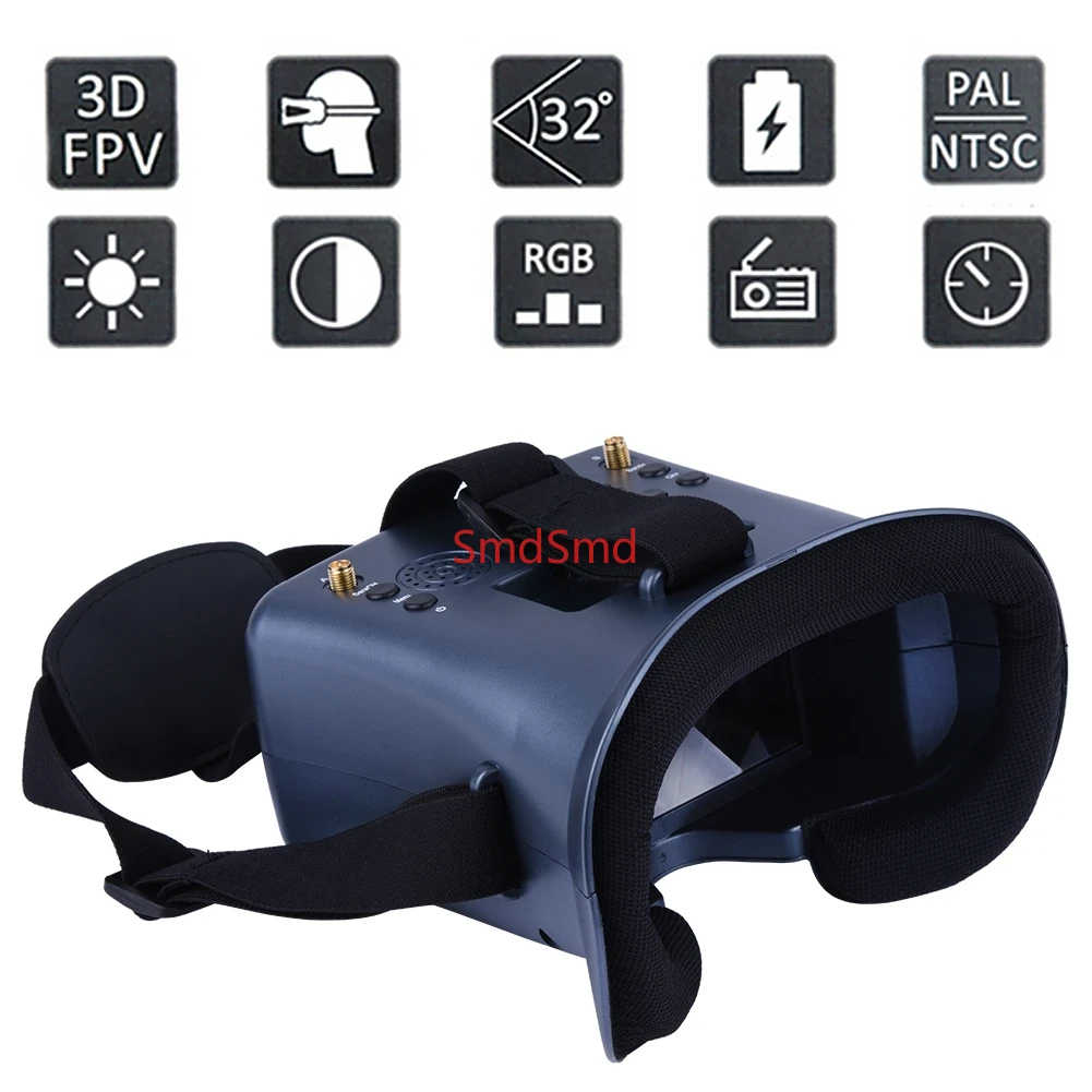Gafas FPV 008D PRO, receptor d - Fpv Drone Goggles reseña y precio